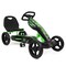 509 Crew: Xspeed Pedal Go-Kart - Green & Black - Kids 4 Wheel Sporty Ride-On Cart, Adjustable Seat, Steering Wheel, Indoor/Outdoor, 110lb Cap, Ages 4+